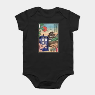 Tardis in Japan Baby Bodysuit